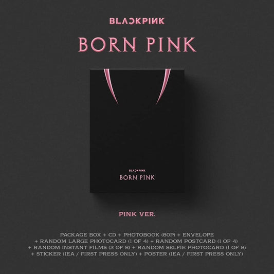 BLACKPINK Born Pink Standard CD Box Set Version A Pink