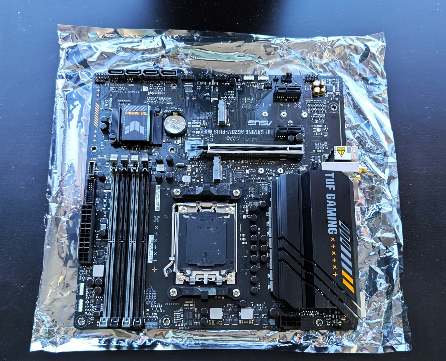 ASUS TUF A620M-PLUS WiFi AM5 mATX Motherboard – DDR5, M.2, Wi-Fi 6, HDMI