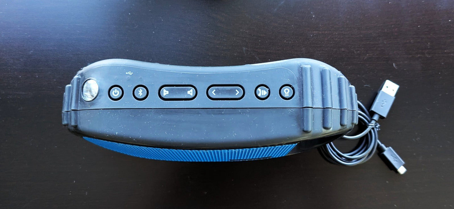 Ecoxgear EcoCarbon GDI‑EXCBN200 Bluetooth Speaker IP68 Blue 16W Power Bank