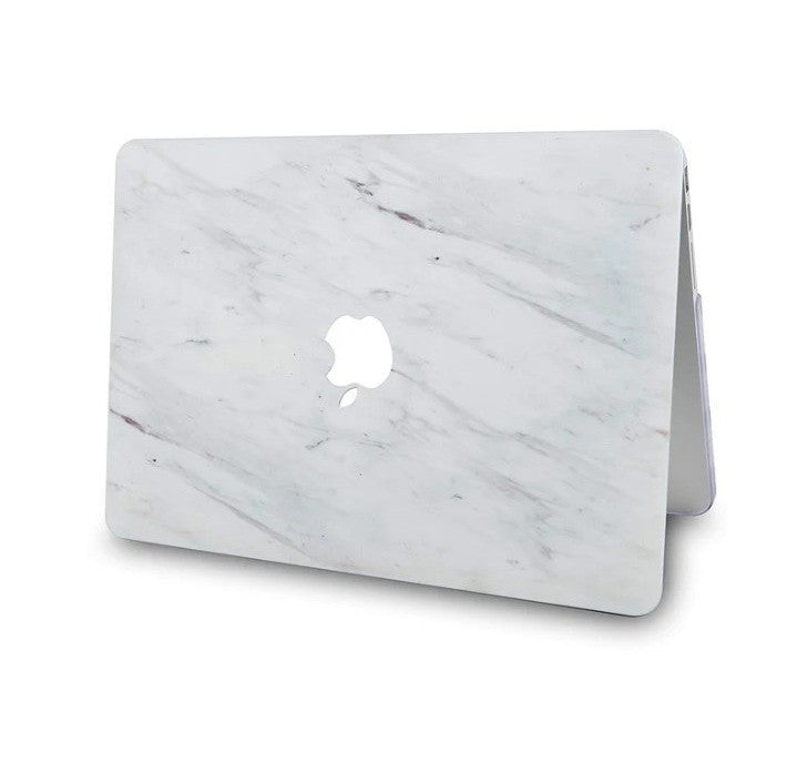 LuvCase MacBook Pro 13" A1278 Case – 5-in-1 White Marble Set w/ Sleeve & Cover