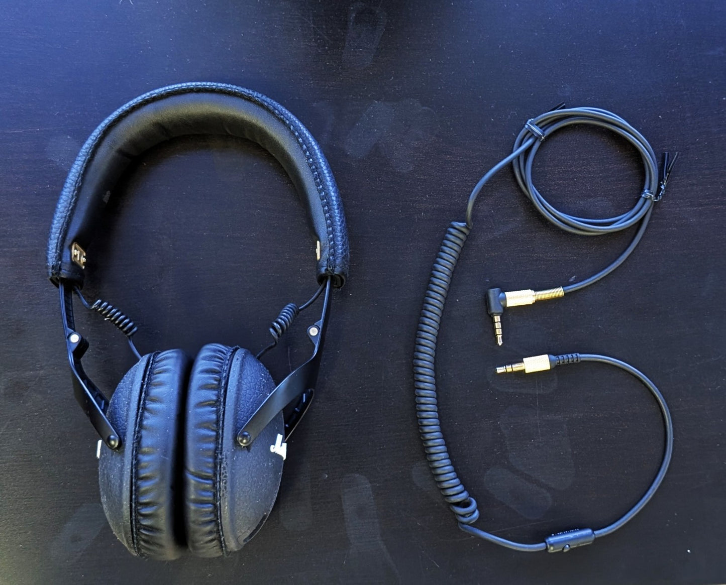 Marshall Monitor I Black Over-Ear Headphones – 1st Gen Studio Quality Sound