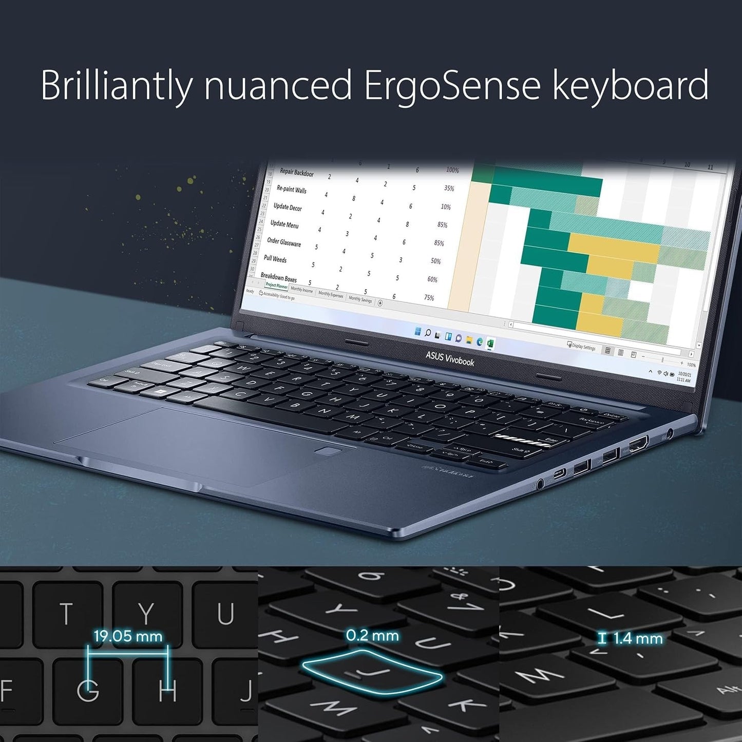 ASUS VivoBook 16X 16" 4K OLED Laptop i7-12700H 16GB 512GB SSD Win11 Fingerprint