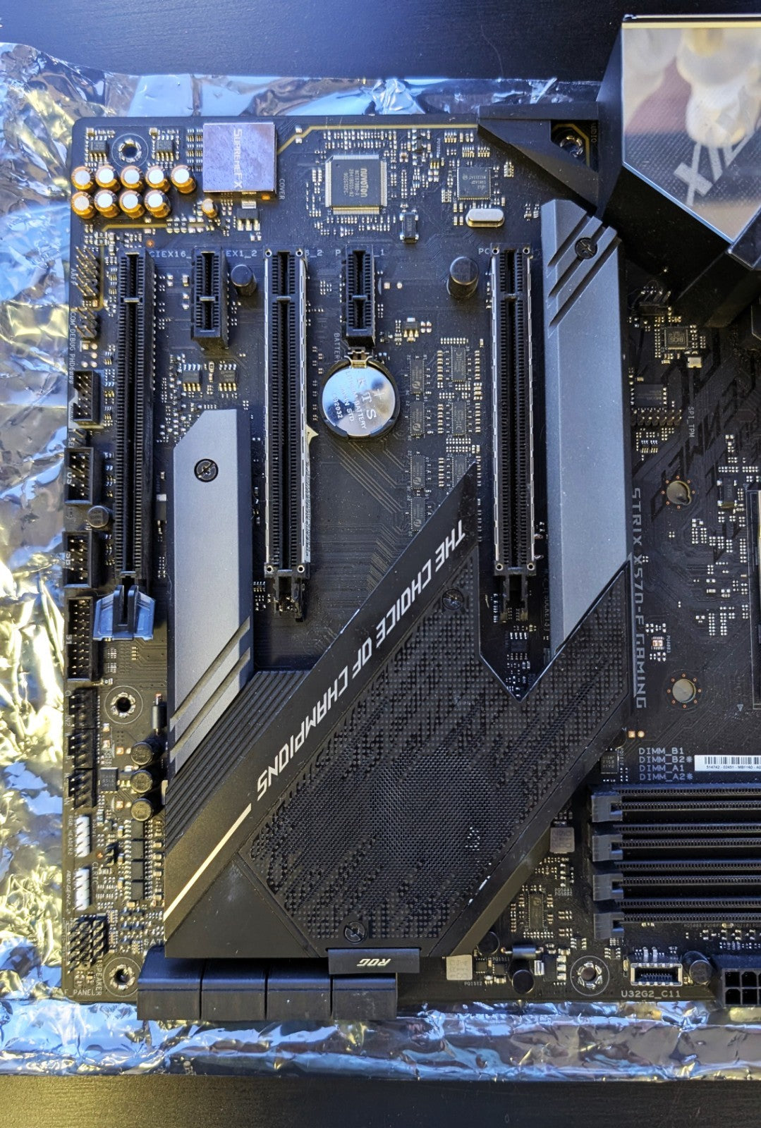 ASUS X570-F ROG Strix Gaming Motherboard – AM4, PCIe 4.0, RGB, M.2, USB 3.2, LAN