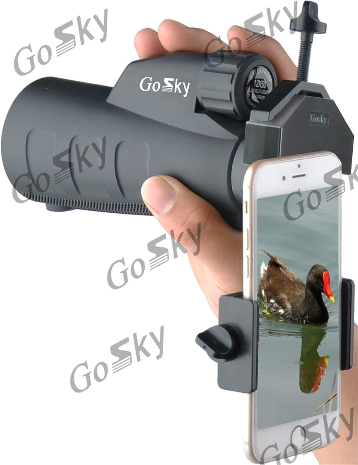 GOSKY Smartphone Adapter Mount Regular Size Compatible w Binoculars Monocular