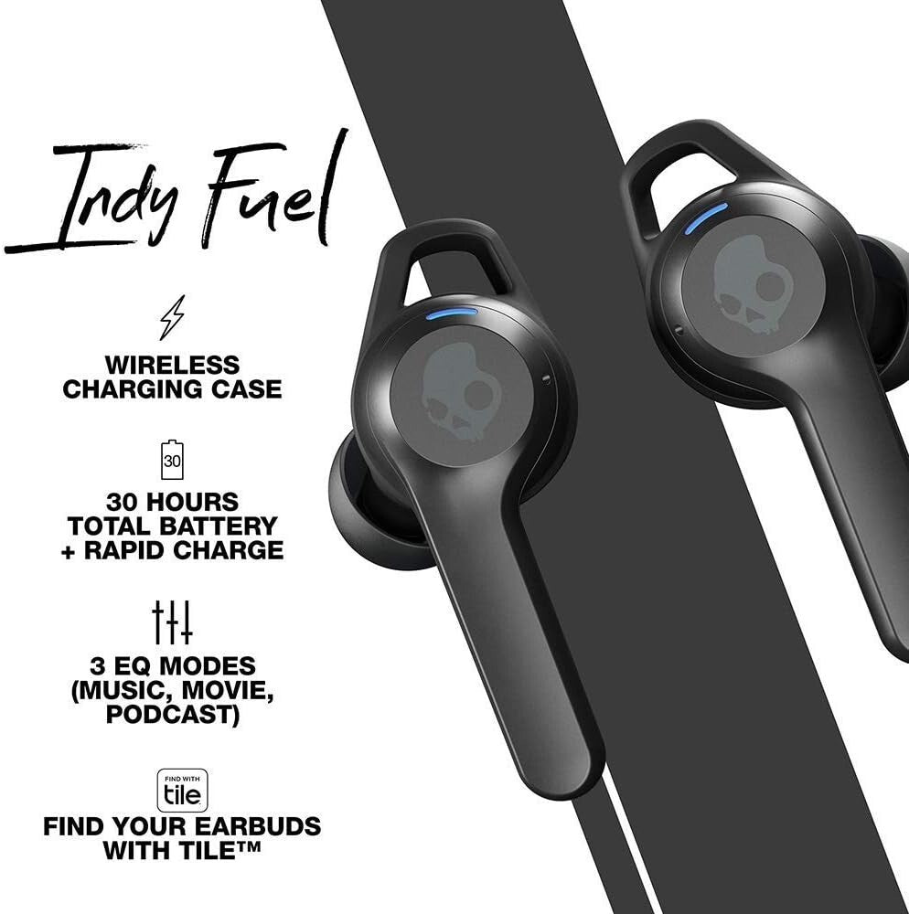 EARBUDS Skullcandy True Freedom Effortless Charging Indy Fuel Wireless Black