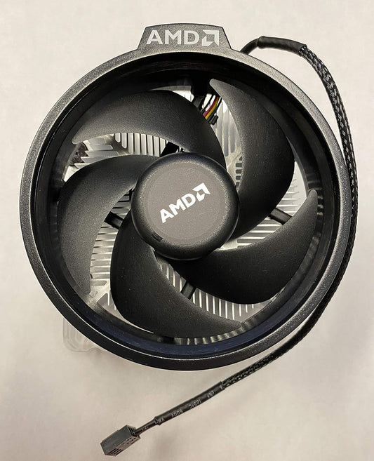 AMD Wraith Spire AM4 CPU Cooler – 4-Pin, Aluminum Heatsink, 3.81" Fan