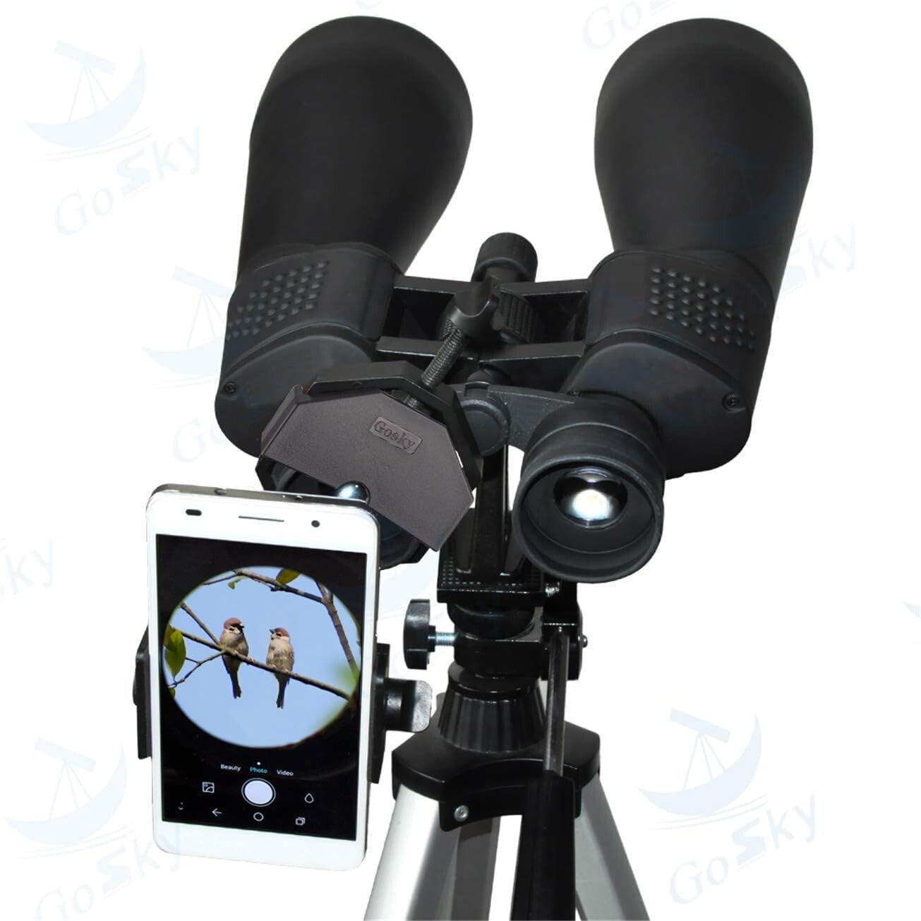 GOSKY Smartphone Adapter Mount Regular Size Compatible w Binoculars Monocular