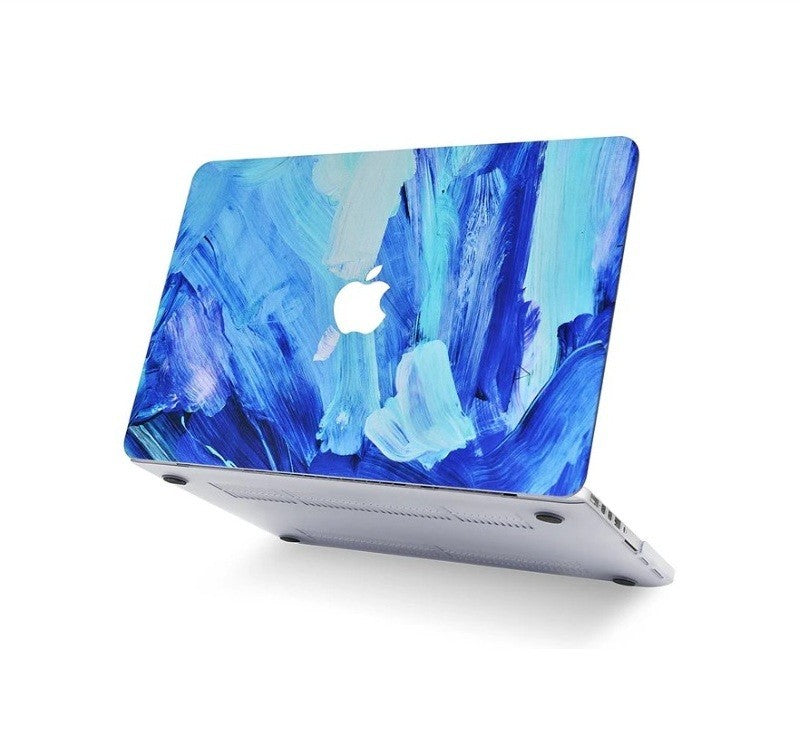 LuvCase Macbook Case Bundle - Oil Paint 5 w/ Keyboard Cover & Screen Protector