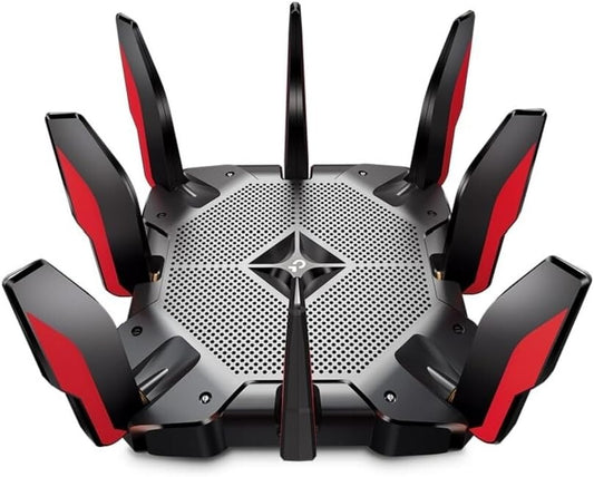 TP-LINK Archer AX11000 Tri-Band Wi-Fi 6 Gaming Router - Black/Red