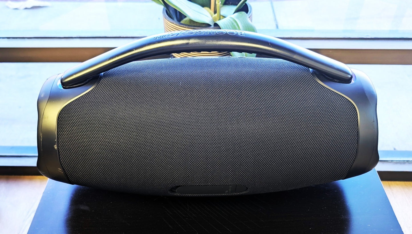 JBL Boombox 3 Wi‑Fi Bluetooth Speaker Portable Wireless Waterproof – Black