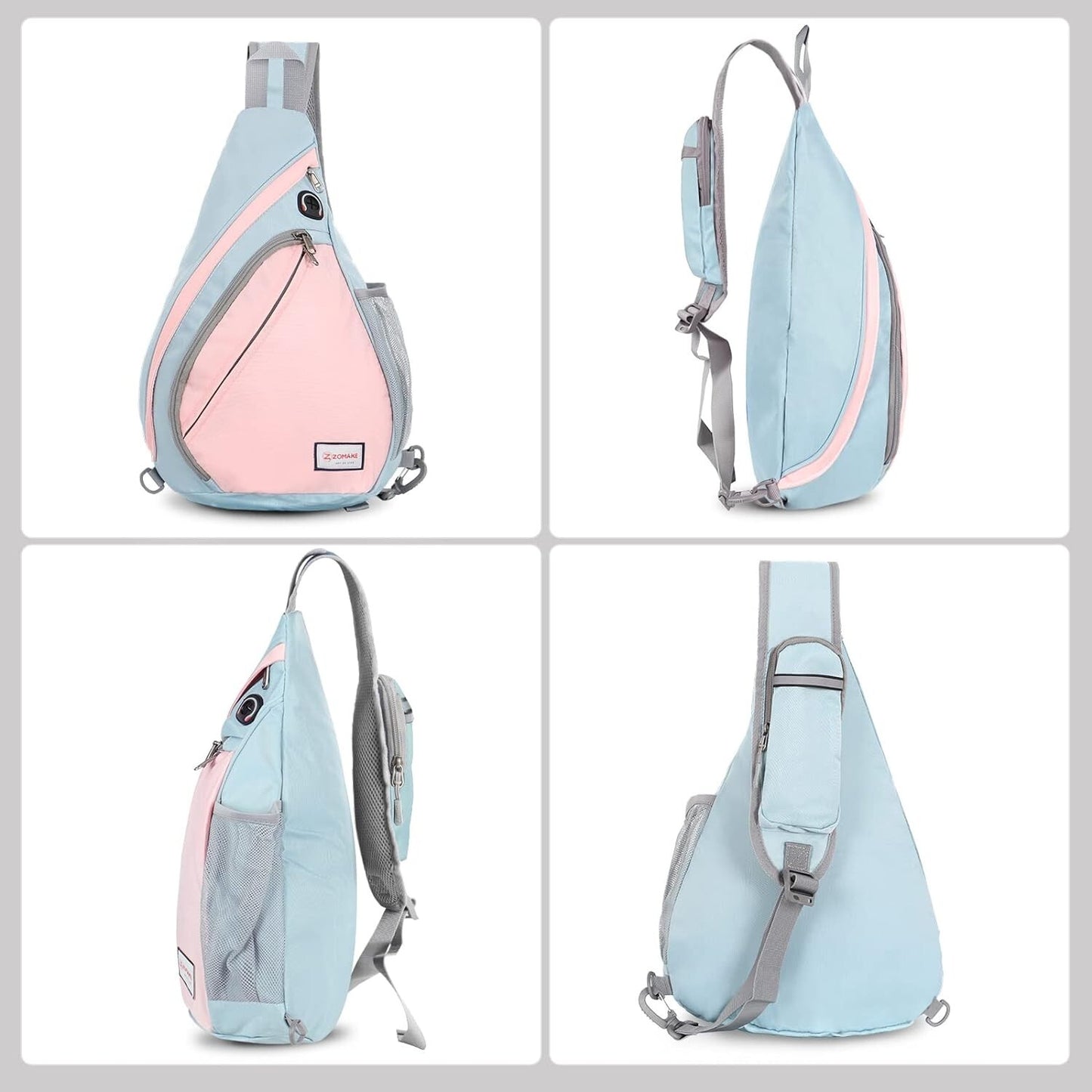 Sling Bag for Women Men:Small Crossbody Sling Backpack - Mini Water Resistant...