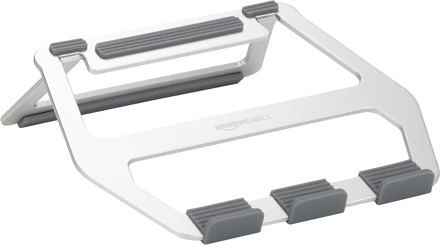 Amazon Basics Aluminum Portable Foldable Support Stand Laptops up to 15