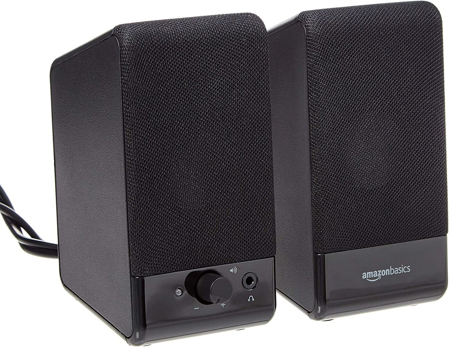 Amazon Basics Computer Speakers for Desktop / Laptop PC USB-Powered Black 2.1