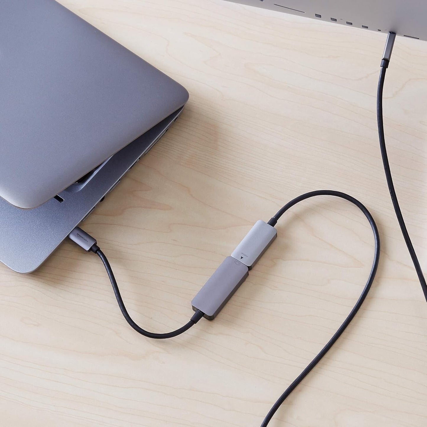 USB-C to DisplayPort Adapter 4K 60Hz Thunderbolt 3 Compatible Gray