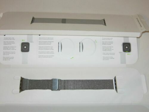 MTU62AM GENUINE Apple Watch 44mm Stainless Steel Milanese Silver Loop iWatch A