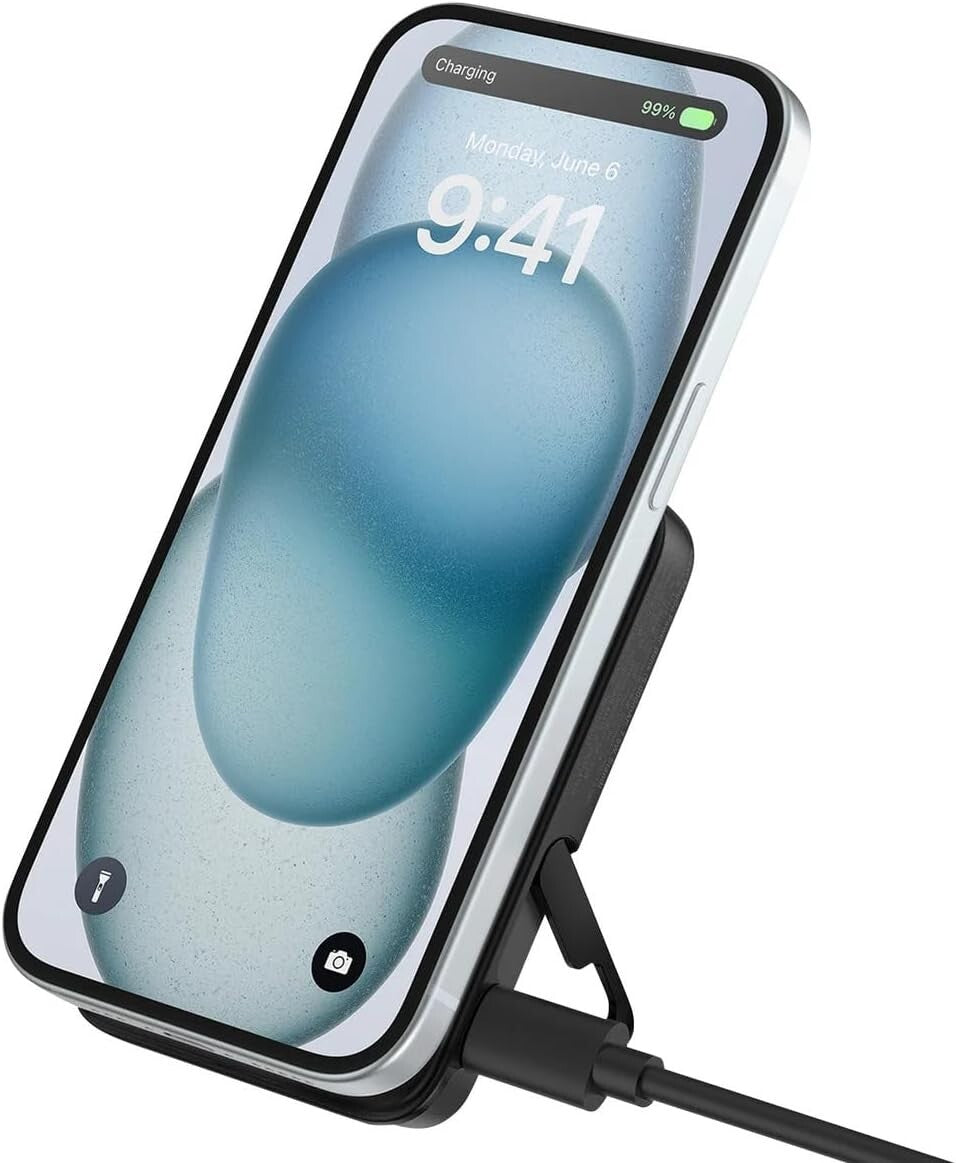Anker Charger MagGo 5KmAh Magnetic Wireless Power Bank iPhone w/Kickstand 2 PACK