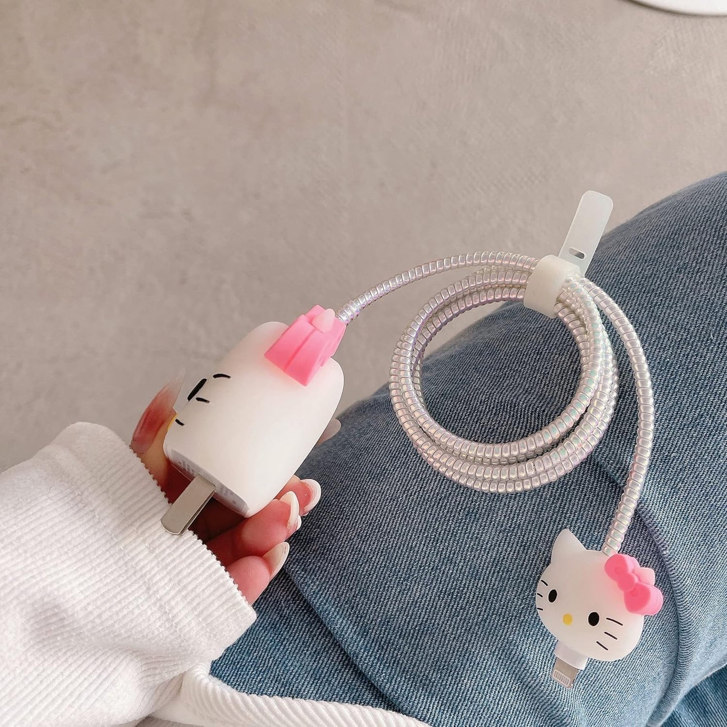Cute 3D Wall Charger Protector Case Compatible with Apple 20W USB-C Adapter
