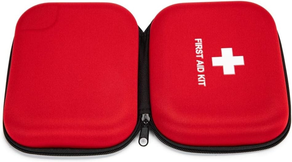 EVA Hard Red Medical Bag Round Emergency Responder Camping Outdoors