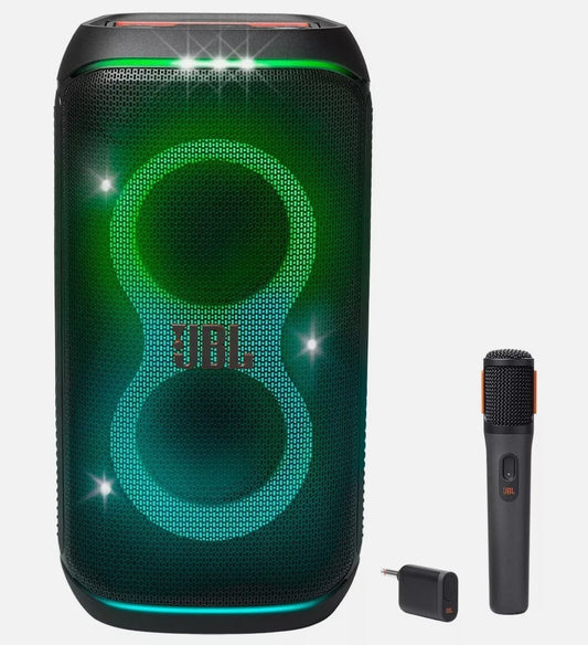 JBL PartyBox Club 120 Portable Bluetooth Water PRF Speaker w/ JBL Wireless MIC