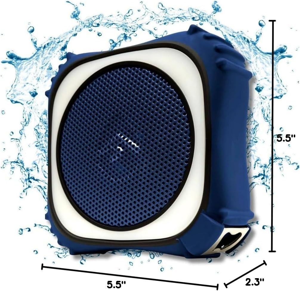 ECOXGEAR EcoEdge Pro Bluetooth Speakers - Large Bass Enhancing Passive Woofer