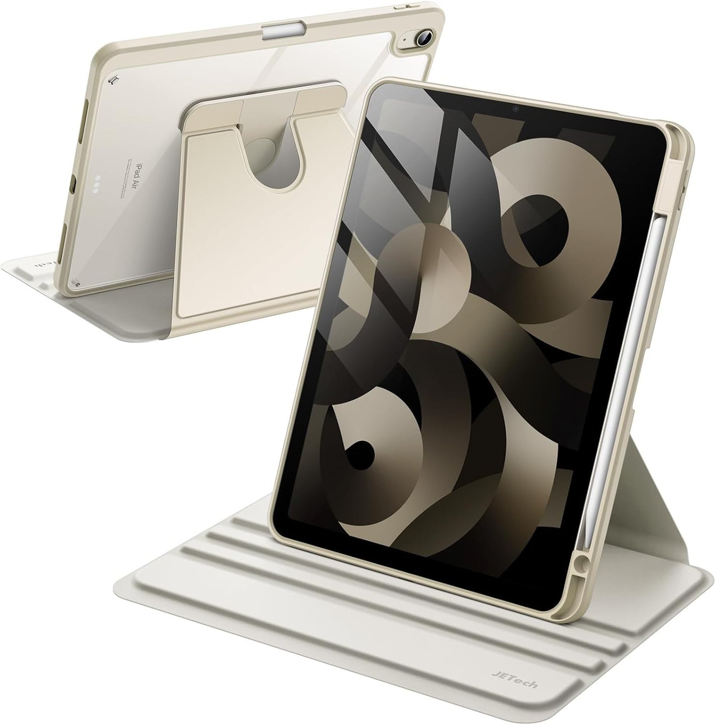 JETech Case for iPad Air 11-Inch M3/M2 (2025/2024), iPad Air 5/4 | Rotating | (2