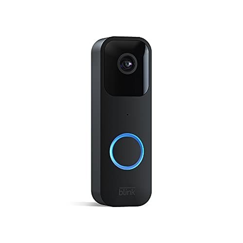 Blink 1st Gen Video Doorbell – Wired/Wire-Free, Alexa, HD Video, Black