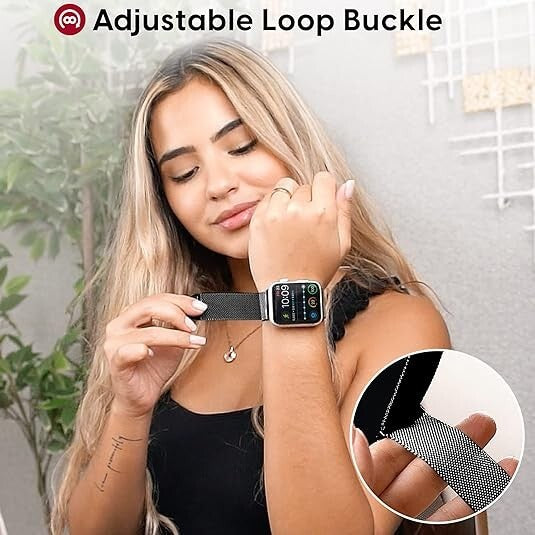 Talk Works Stainless Steel Band Apple watch 384041mm Black