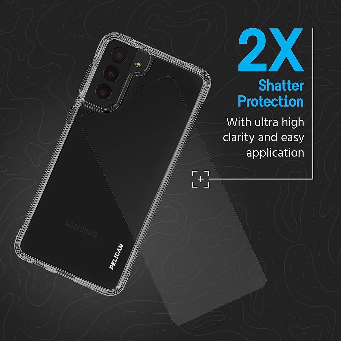 Samsung S21+ Pelican Protective Screen Protector Galaxy Clear