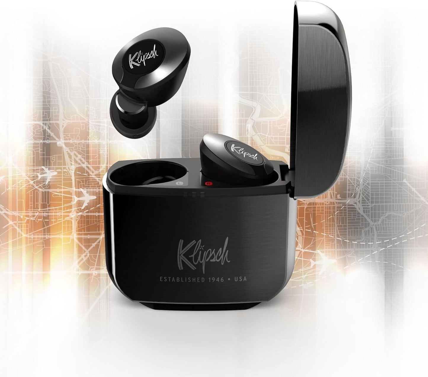 Klipsch ANC T5 II True Wireless Earphones Gunmetal