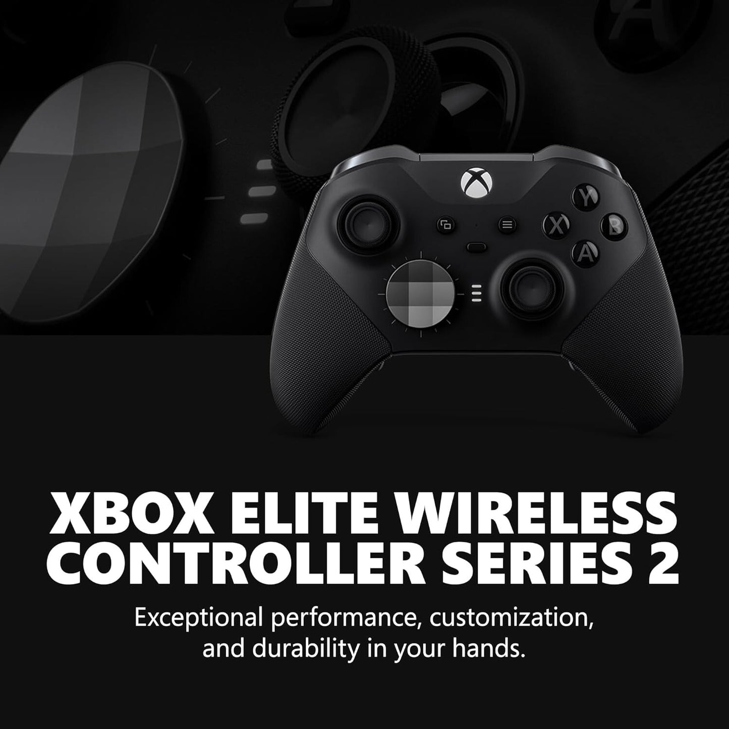 BLACK Microsoft Xbox Elite Wireless Controller Series 2 Xbox One