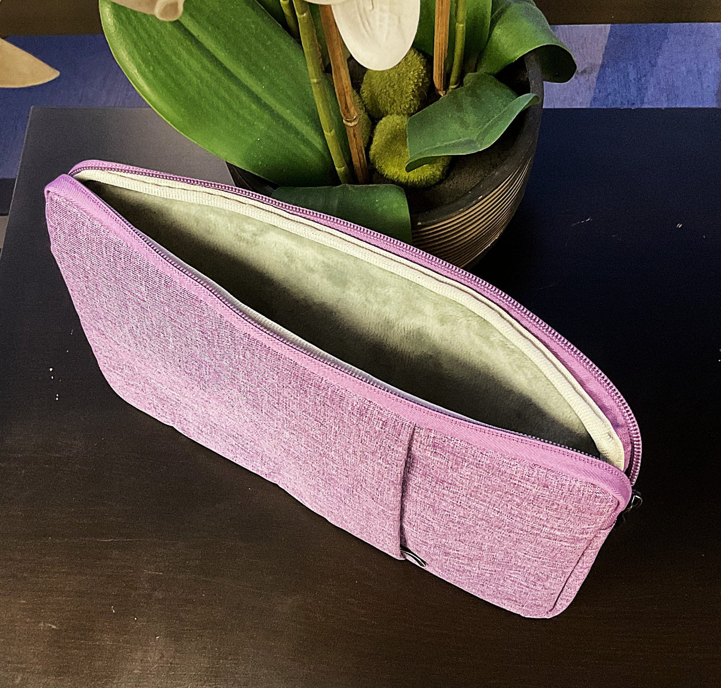 11.5"x 8" Laptop/Tablet Sleeve – Padded Protective Case – Purple Lightweight Bag