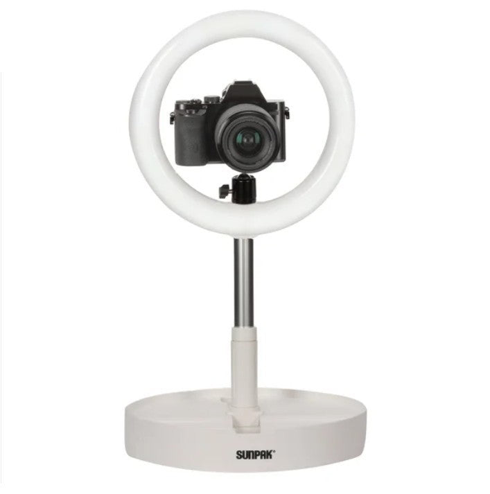 Sunpak Compact Folding Vlogging Kit with Boya Cardioid Microphone