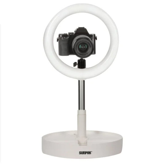 Sunpak Compact Folding Vlogging Kit with Boya Cardioid Microphone
