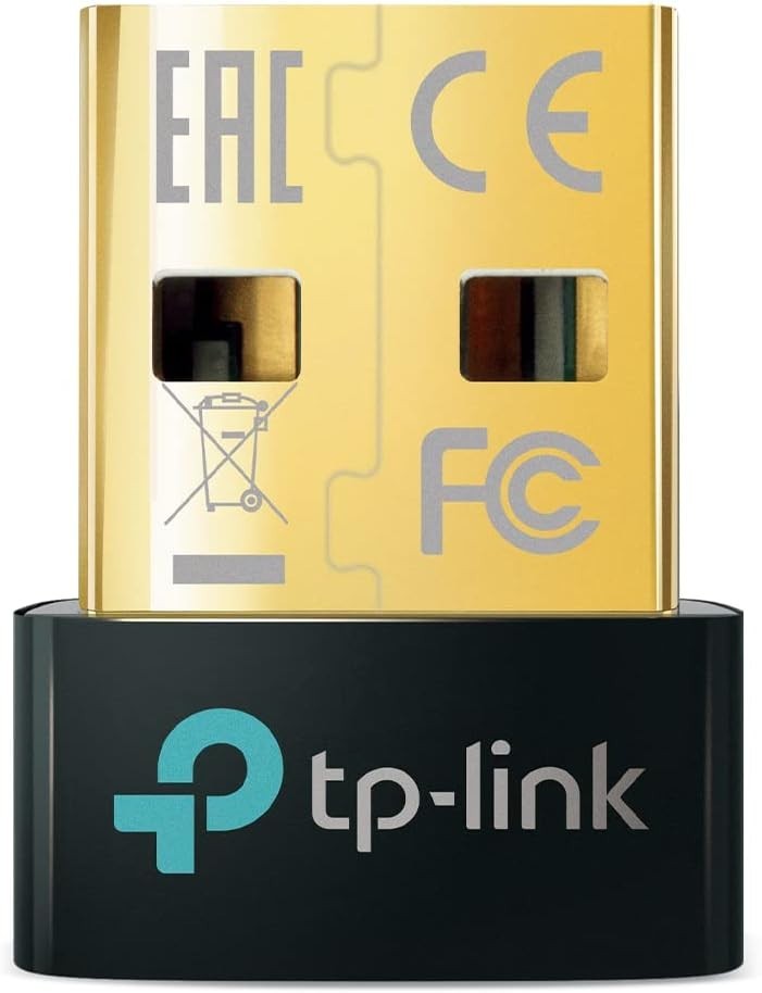 TP-Link USB Bluetooth Adapter for PC, Bluetooth 5.0/5.3 Dongle Receiver, Plug an