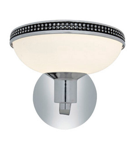 23871-CH OPL Access Lighting Onyx 1 Light Wall Vanity Fixture Chrome Opal Glass