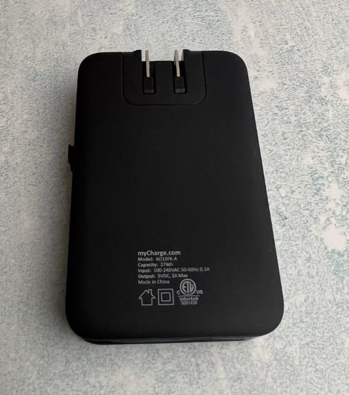 MyCharge Power Hub 10000mAh All-in-One Portable Charger for Samsung or iPhone
