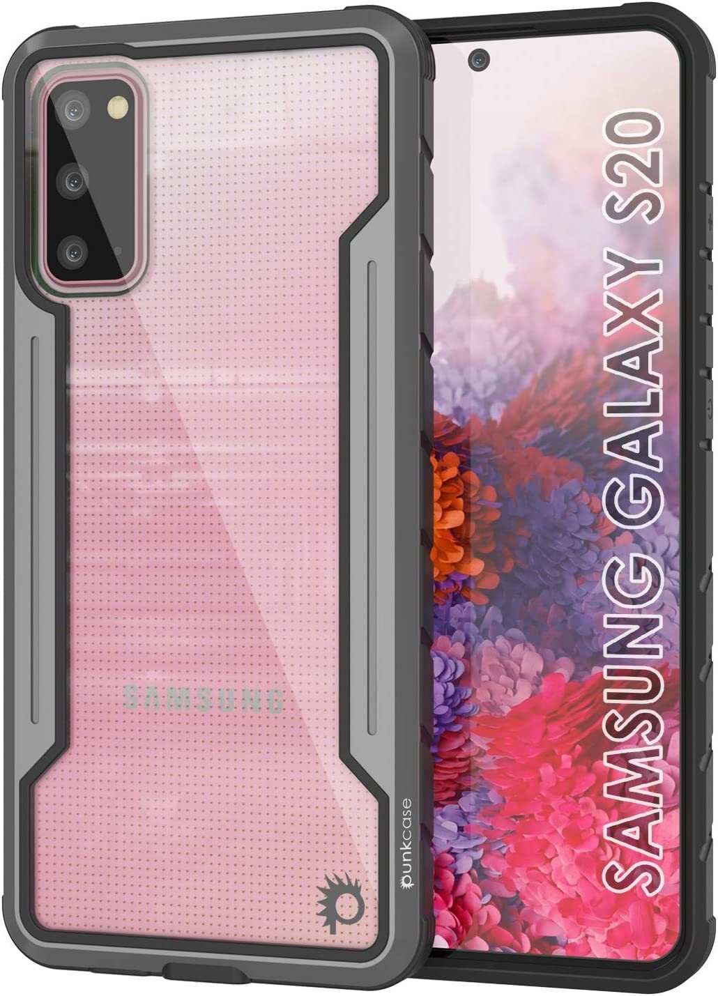 S20 PunkCase Galaxy Armor Stealth Series Ultra Thin Protective Military