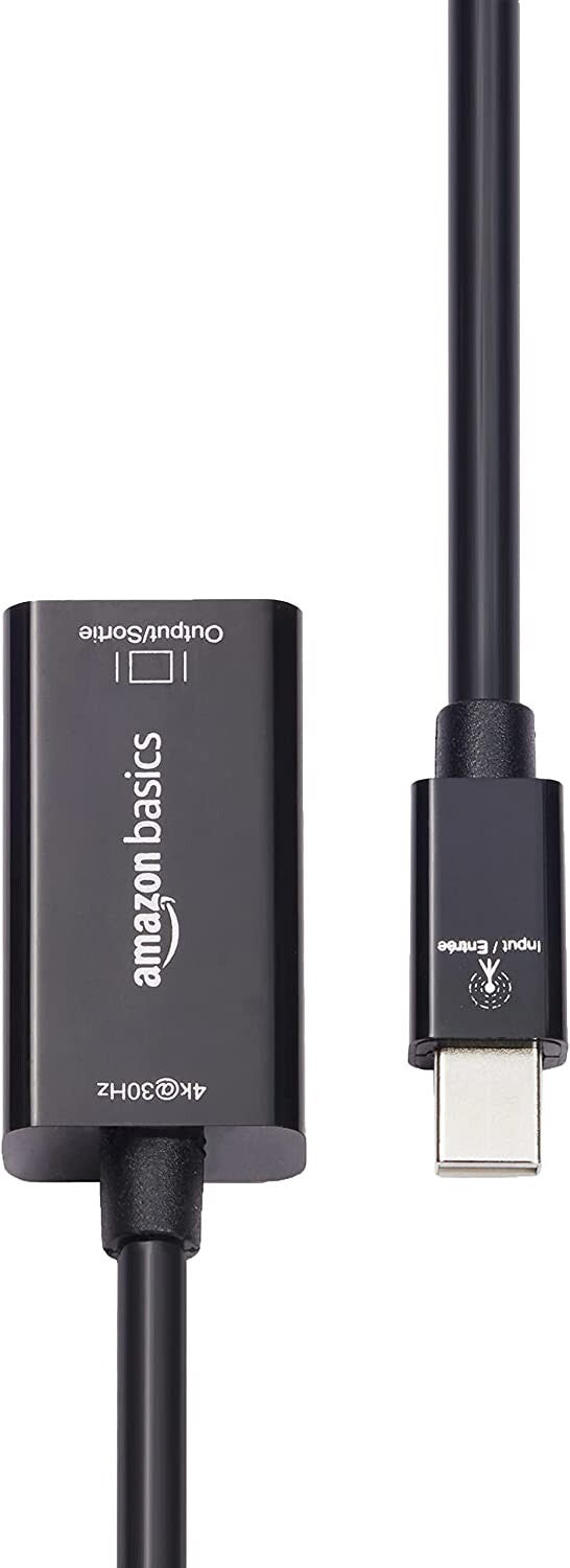 HDMI Amazon Basics Mini DisplayPort to Adapter 4k60Hz