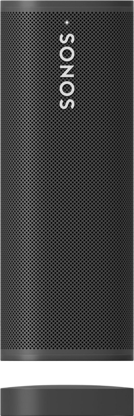 Sonos Roam Portable Smart Speaker Bundle Black Charging Stand Water Resistant