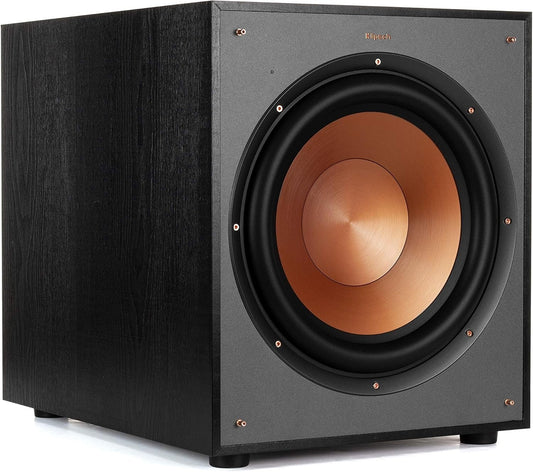 Klipsch R-120SW 12" Subwoofer – Powerful Bass, 400W Peak – Black