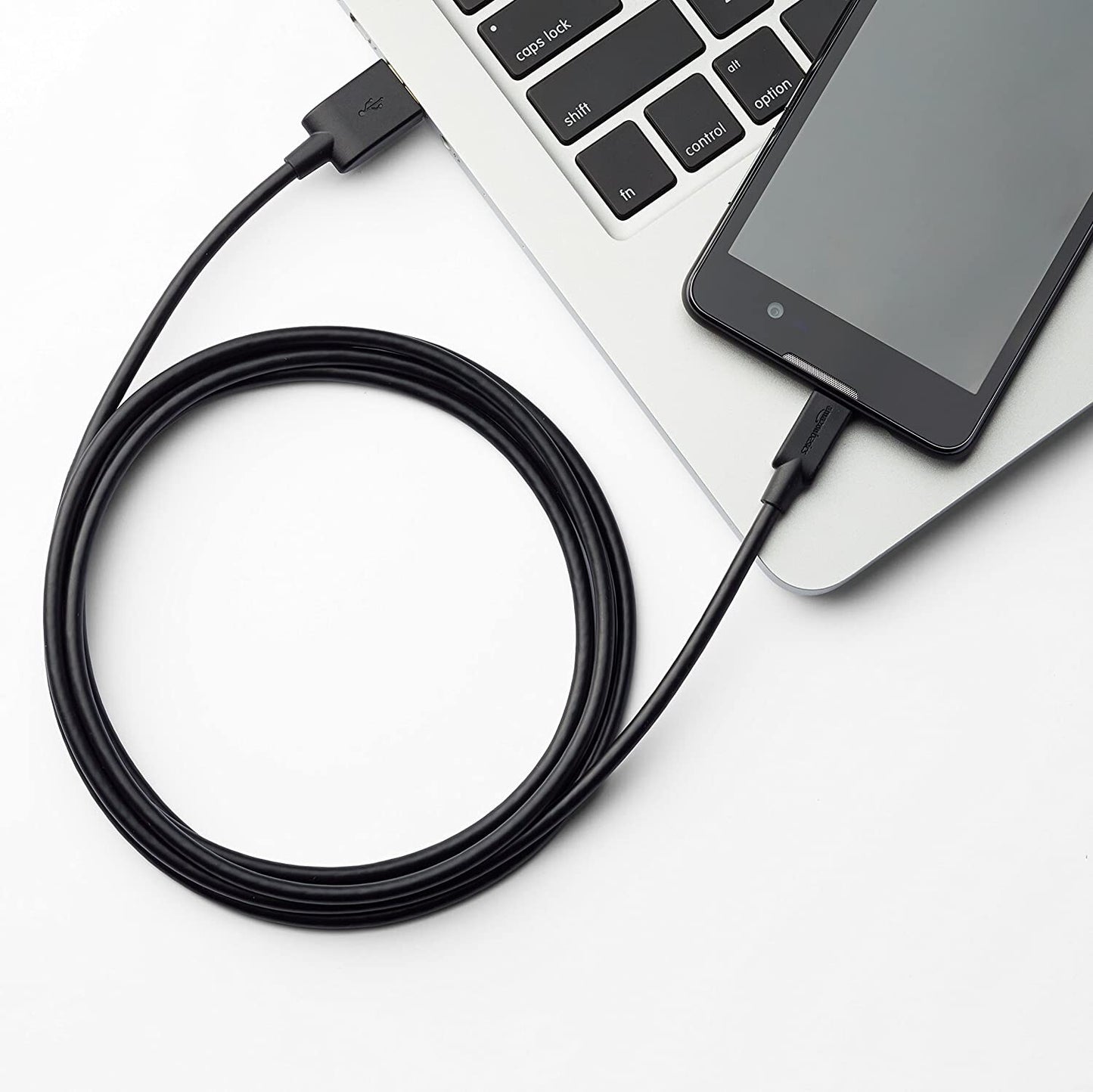 USB Amazon Basics 20 AMale to Micro B Cable 6 feet Black Printer