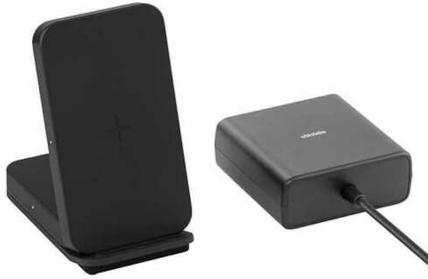 OEM OEM Ubio Labs 2in1 Wireless Charging Stand Black Pack
