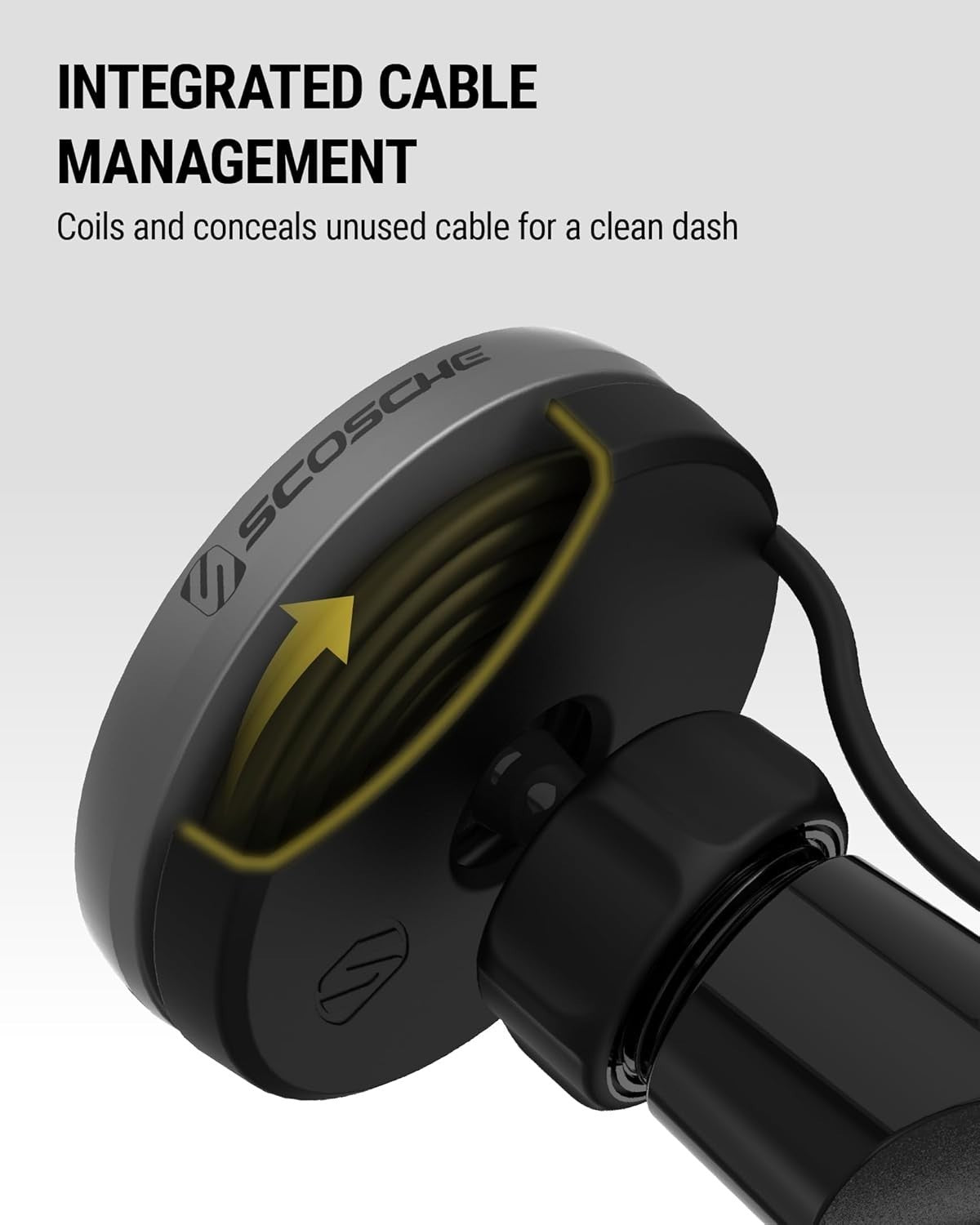 Scosche Qi2 MagSafe Car Mount 15W Wireless Charger w/ Suction Cup, iPhone 16/15