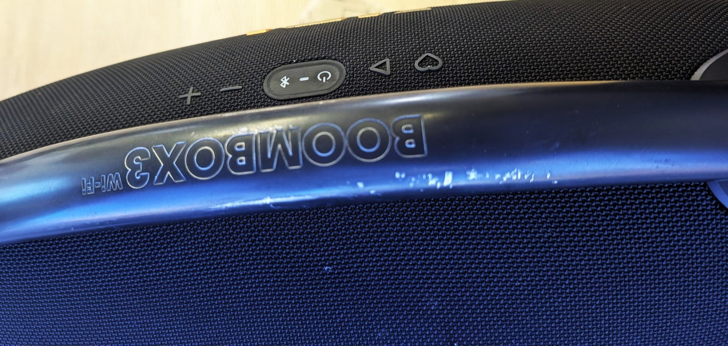 JBL Boombox 3 Wi‑Fi Bluetooth Speaker Portable Wireless Waterproof – Black