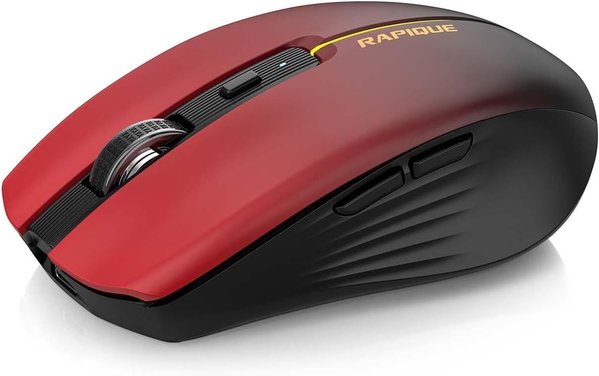 3-Mode Bluetooth Wireless Mouse BT1/BT2+USB Rechargeable Multi-Device, Gradient