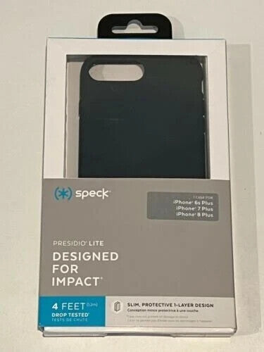 131971-1041 Speck Presidio Lite iPhone 8 Plus 7 Plus BlackNEW