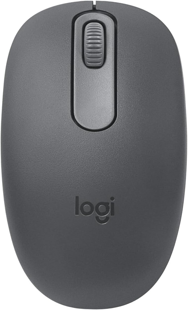 Logitech M196 Mouse – Bluetooth, 12-Month Battery, Smooth Tracking, Graphite