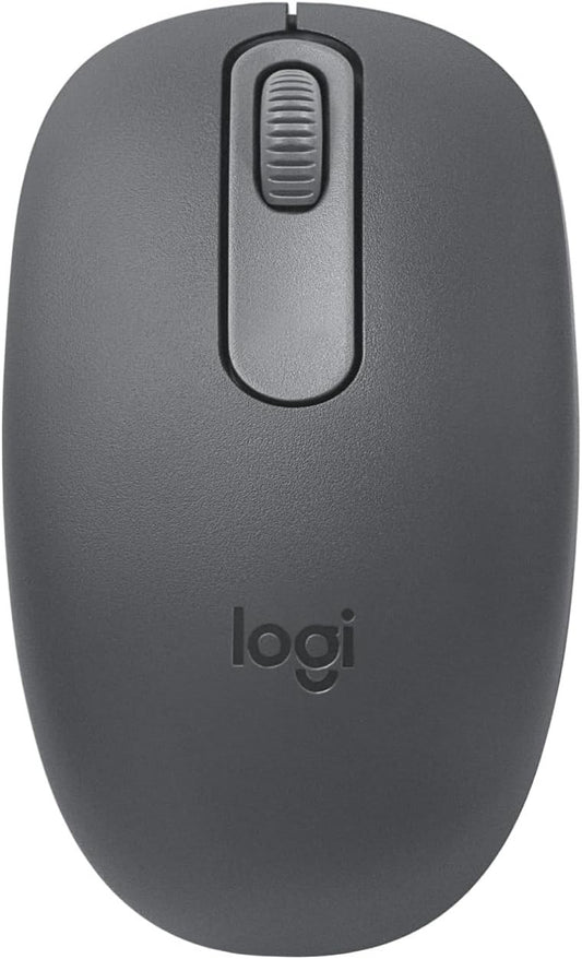 Logitech M196 Mouse – Bluetooth, 12-Month Battery, Smooth Tracking, Graphite