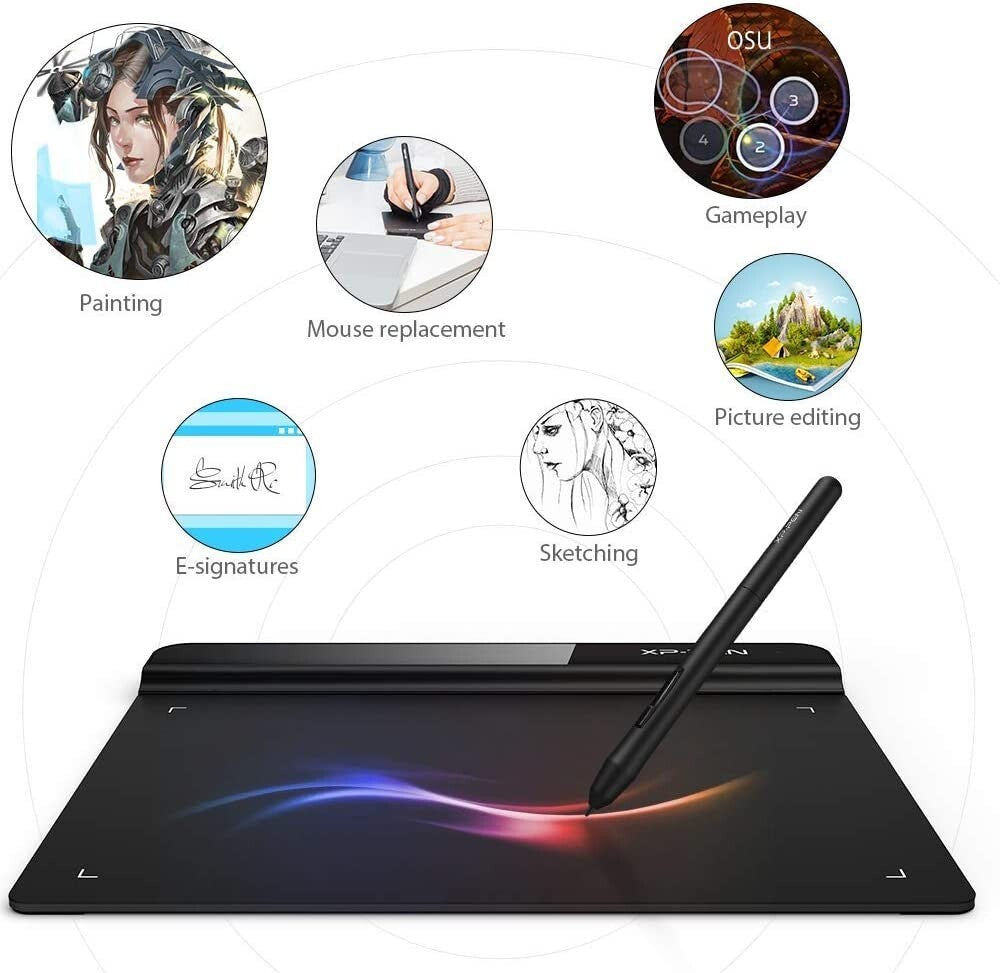 XP-PEN Drawing Tablet StarG640 Digital Graphics Tablet 6x4 In