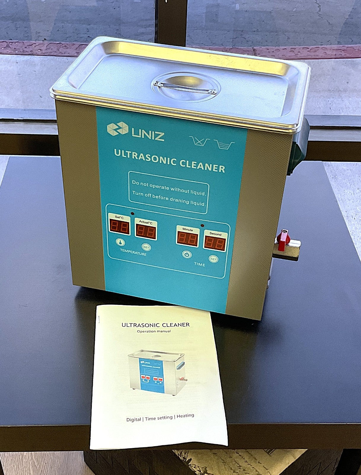 UNIZ UC-4120 Ultrasonic Cleaner 3.2L Stainless Steel Tank Professional Cleaning